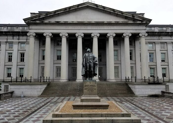 Building of the US Department of the Treasury